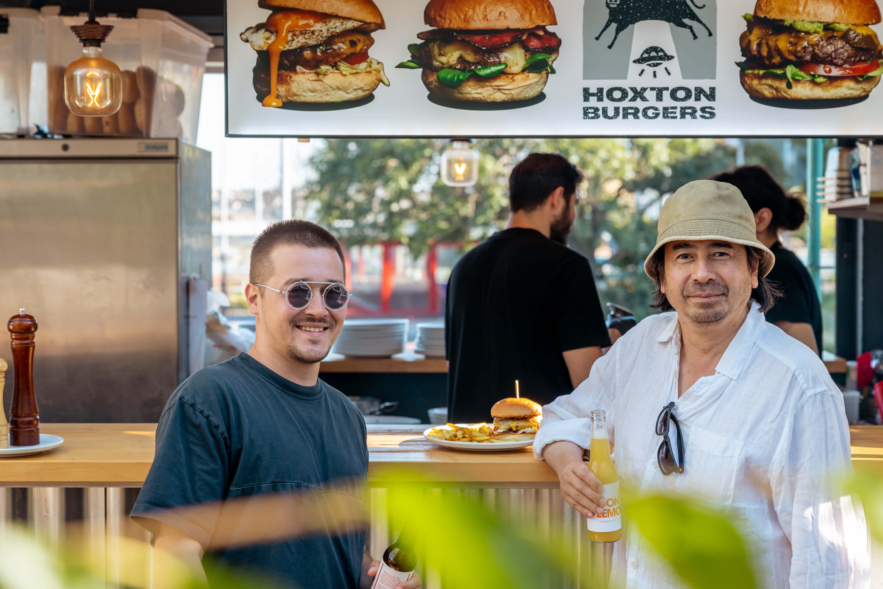 Pay attention to the people inside and outside