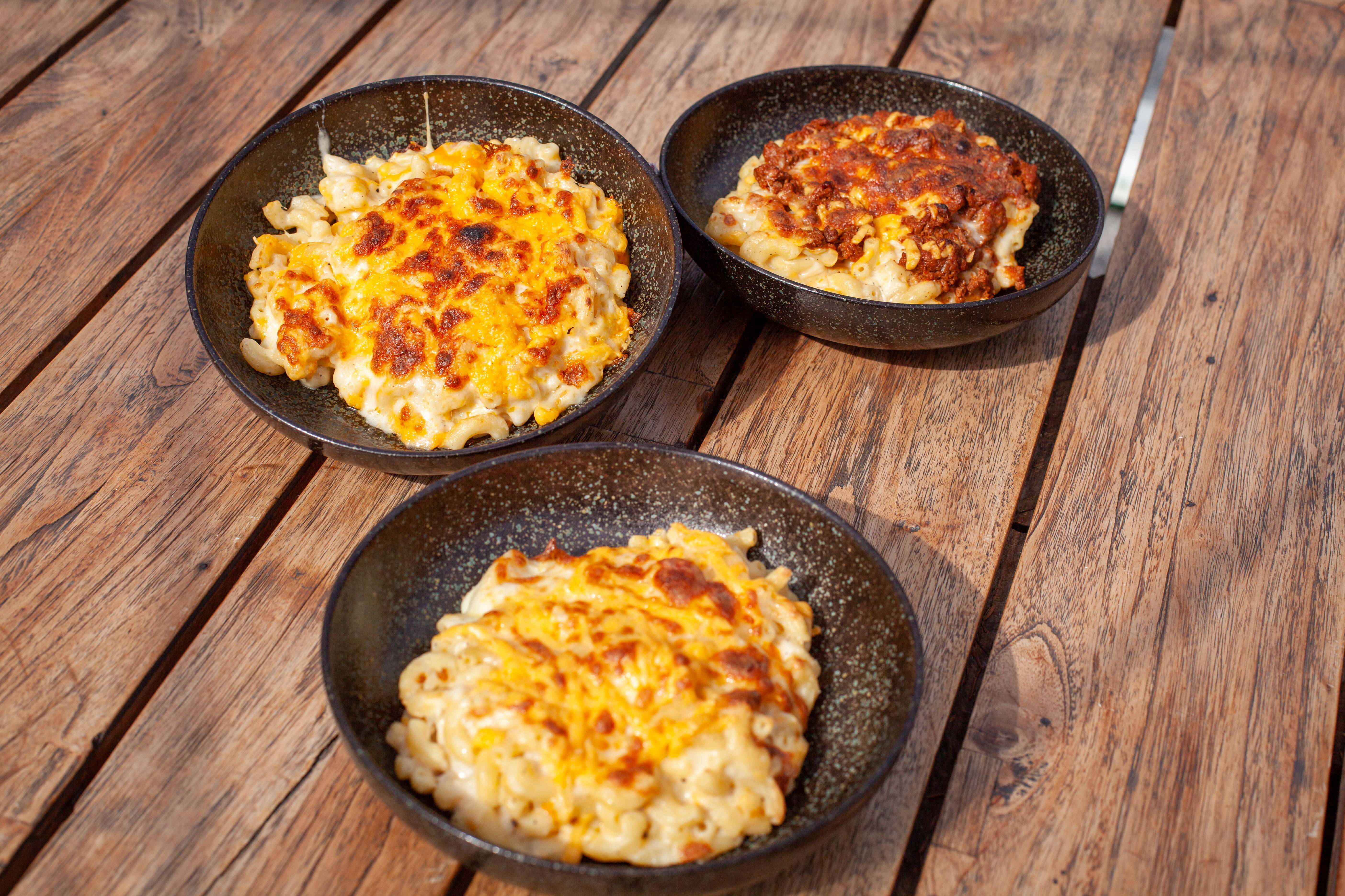 Mac and Cheese & Meatballs